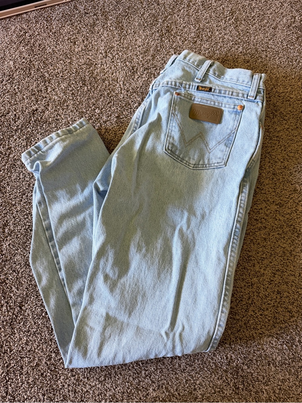 Wrangler Light Wash Men's Cowboy Cut Jeans